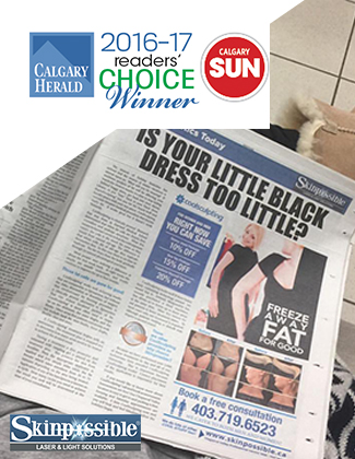 Readers Choice Award - Skinpossible Laser &amp; Light Calgary Laser Clinic