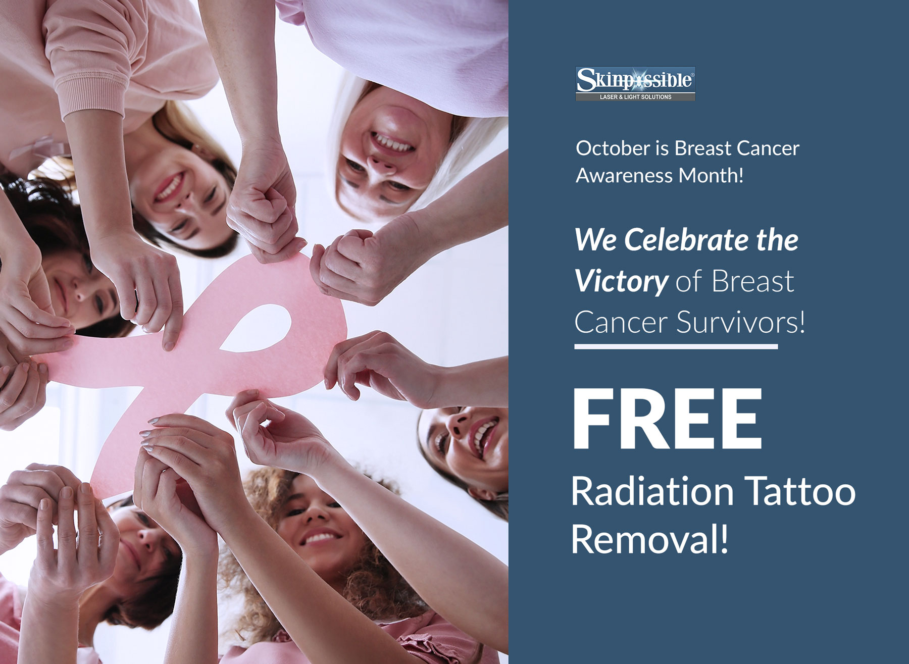 calgary breast cancer radiation tattoo removal free